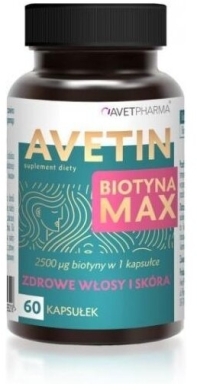 Avetin Biotyna Max AVET 60 kapsułek