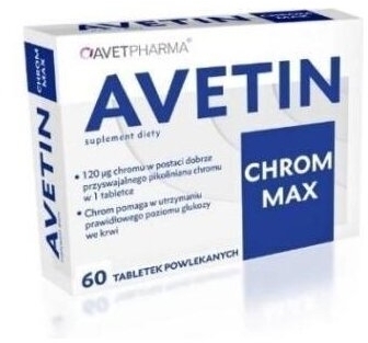 Avetin Chrom Max 60 tabletek