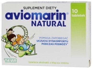 Aviomarin Natural 10 tabletek
