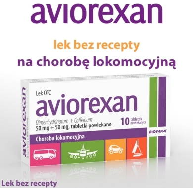 Aviorexan 50mg+50mg 10 tabletek