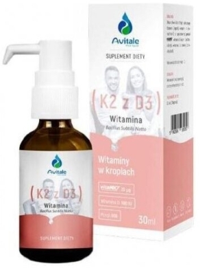Avitale Witamina K2 20 uq + D3 500 IU 30 ml 
