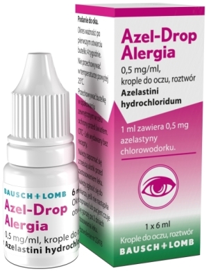 Azel-Drop Alergia krople do oczu, roztwór (0,5 mg/ml)  6 ml