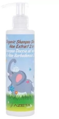 Azeta Bio Organiczny szampon i płyn do mycia ciała 2w1 dla dzieci z ekstraktem z aloesu 200 ml