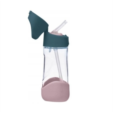 B.BOX Bidon ze słomką tritanowy Indigo Rose 450 ml