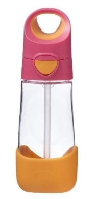 B.BOX Butelka tritanowa ze słomką Strawberry Shake 450 ml 1 sztuka