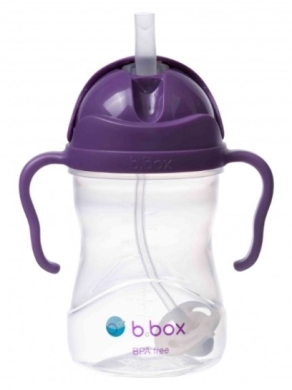 B.BOX Sippy Cup Bidon ze słomką Grape 240 ml 1 sztuka