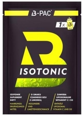 B-PAC Isotonic o smaku czarnego bzu i limonki 35 g saszetka