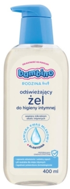 BAMBINO Rodzina Odświeżający żel do higieny intymnej 400 ml