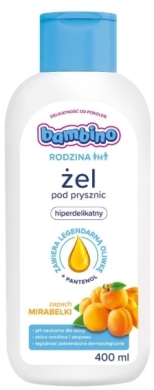 BAMBINO Rodzina Żel pod prysznic o zapachu mirabelki 400 ml