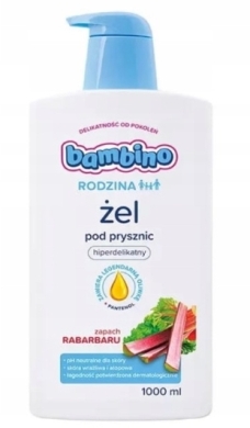 BAMBINO Rodzina Żel pod prysznic rabarbar 1l