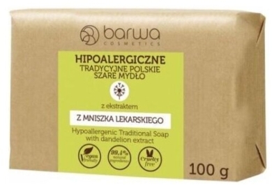 BARWA Mydło szare z mniszka lekarskiego 100g