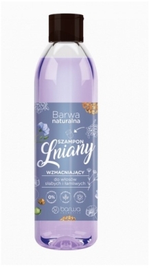 BARWA Naturalna Szampon wzmacniający lniany do włosów 300 ml
