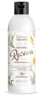 BARWA Odżywka do włosów przesuszonych i osłabionych Tuba Ryżowa 200 ml