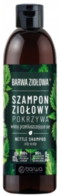 BARWA Szampon Ziołowy Pokrzywa do włosów przetłuszczających się 250 ml
