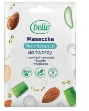 BELIO Maseczka Nawilżająca do twarzy 10 ml