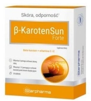 BETA-KAROTEN SUN FORTE 30 tabletek