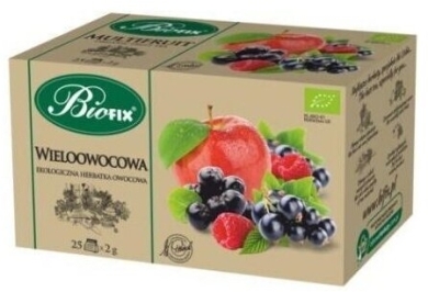 BI FIX Herbata ekologiczna wieloowocowa 50 g