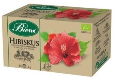 BI FIX Herbatka Ekologiczna z Hibiskusa 50 g