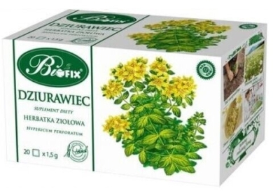 BI FIX Herbatka ziołowa Dziurawiec 20 saszetek