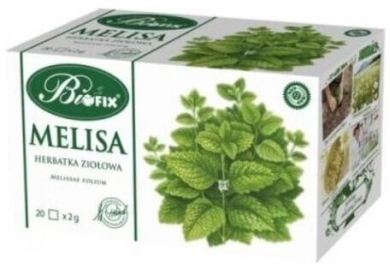 BI FIX Herbatka ziołowa Melisa 20 saszetek