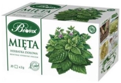 BI FIX Herbatka ziołowa Mięta 20 saszetek