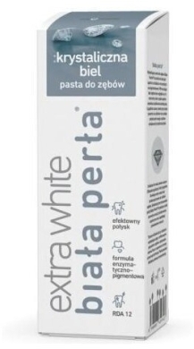 BIAŁA PERŁA Extra White Krystaliczna Biel  Pasta do zębów 75 ml