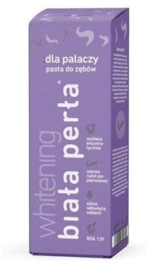 BIAŁA PERŁA Whitening Pasta dla palaczy 75 ml