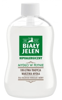 BIAŁY JELEŃ Mydło w płynie hipoalergiczne DO SKÓRY WRAŻLIWEJ zapas 500 ml 