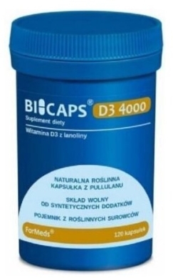 BICAPS D3 4000 120 kapsułek