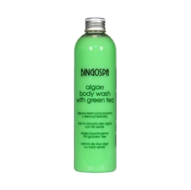 BINGOSPA Algowy krem pod prysznic z zieloną herbatą 300 ml