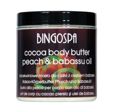 BINGOSPA Brzoskwiniowe masło do ciała 250 g