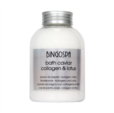 BINGOSPA Kawior do kąpieli kolagen i lotos 380 g
