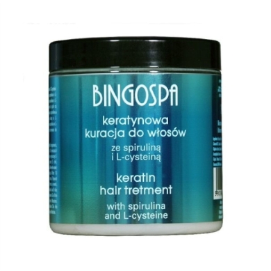 BINGOSPA Keratynowa kuracja do włosów ze spiruliną i L-cysteiną 250 g