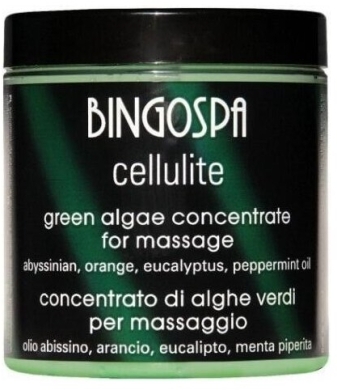 BINGOSPA Koncentrat alg zielonych, kamfory,oleju pomarańcowego, eukaliptusowego, miętowego 250 g