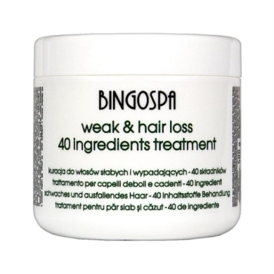 BINGOSPA Kuracja SPA do włosów 40 składników 500 g