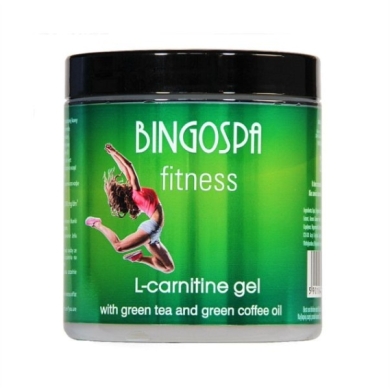 BINGOSPA L-karnityna w żelu z zieloną herbatą i olejkiem z zielonej kawy 250 g