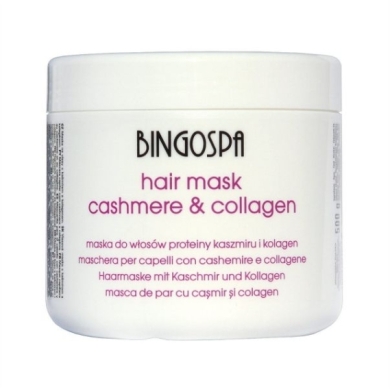 BINGOSPA Maska do włosów proteiny kaszmiru 500 g