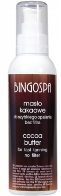 BINGOSPA Masło kakaowe do szybkiego opalania 120 g