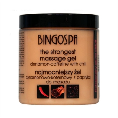 BINGOSPA Najmocniejszy żel cynamonowo - kofeinowy z papryką 250 g
