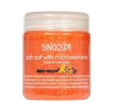 BINGOSPA Sól do kąpieli z mikroelementami owoce tropikalne 550 g