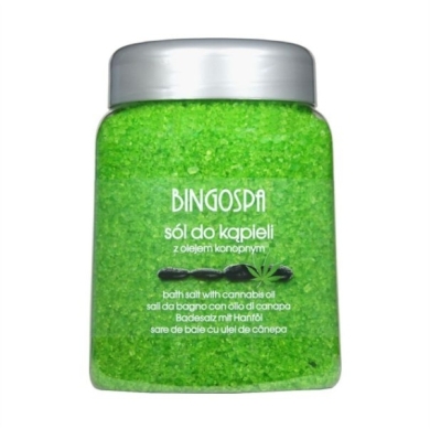 BINGOSPA Sól do kąpieli z olejem konopnym 850 g