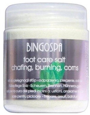 BINGOSPA Sól do pielęgnacji stóp odparzenia, pieczcenie, odciski 550 g
