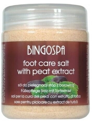 BINGOSPA Sól do pielęgnacji stóp z borowiną 550 g