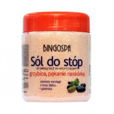 BINGOSPA Sól do stóp przeciw grzybicy, pękaniu naskórka 550 g