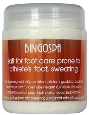 BINGOSPA Sól do stóp ze skłonnościami grzybica pocenie 550 g