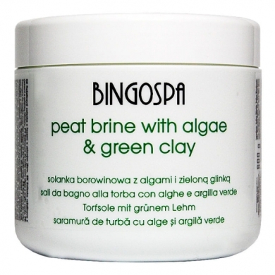 BINGOSPA Solanka Borowinowa z algami i zieloną glinką 600 g