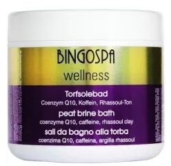 BINGOSPA Solanka Borowinowa z koenzymem Q10/kofeiną i glinką marokańską  600 g