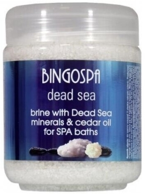 BINGOSPA Solanka z minerałami Morza Martwego i olejkiem cedrowym 550 g