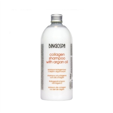 BINGOSPA Szampon kolagenowy z olejem arganowym, bambusem 500 ml