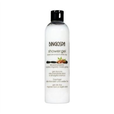 BINGOSPA Żel pod prysznic słodkie migdały i biała glinka 300 ml